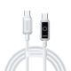 Joyroom S-A55 StarFlight 100W USB-C - USB-C-Kabel 1,2 m - Weiß