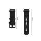3. Tech-Protect Nylon Classic Armband für Garmin Fenix ​​5X / 5X Plus / 6X / 6X Pro / 7X / 8 / 8 Pro / 9 / 9 Pro (47 mm) - Schwarz