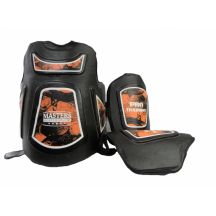 OBU-5 Bauch- und Oberschenkelschutz Schwarz und Orange