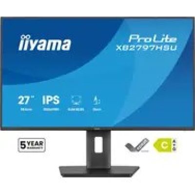 21. iiyama ProLite XB2797HSU-B1 Computermonitor 68,6 cm (27") 1920 x 1080 px Full HD LED Schwarz