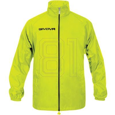 2. Jacket Givova Rain Basico Fluo RJ001 0019