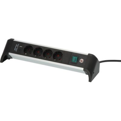 2. Steckdosenleiste Brennenstuhl Steckdosenleiste ALU-Office-Line 4gn. 1,8 m USB
