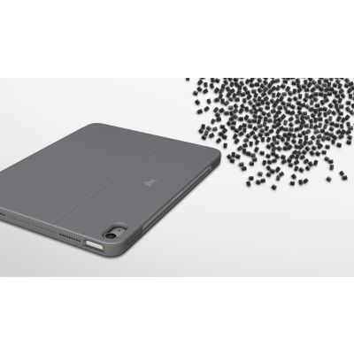 3. Logitech Combo Touch für iPad Air (M2/M3), iPad Air (5. Generation) – GRAU – AMERIKANISCH