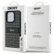 8. DKNY Texture Pattern Tonal Stripe Hülle für iPhone 16 Pro Max – Schwarz