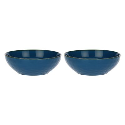 Set mit 2 Concerto Blu Avio Salatschüsseln – Marineblau, 26 cm