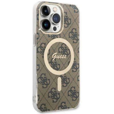 3. Guess GUHMP14XH4STW iPhone 14 Pro Max 6.7" Braun/Braun Hardcase 4G MagSafe
