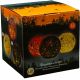 11. Dekorative Kugellampe mit Spinnen-LED, 15 cm, Halloween-Orange