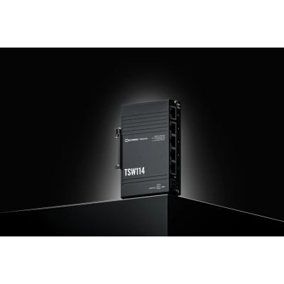 8. Teltonika TSW114000000 Gigabit-Ethernet-Switch (10/100/1000) Schwarz