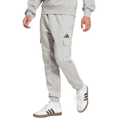 adidas Essentials Feelcozy Cargo Herrenhose Hellgrau JE3823