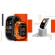 4. Smartwatch GIEWONT Schwarz Orange 2 Armbänder GW200-9