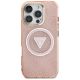 3. Guess IML Metal Glitter 4G Circle Triangle MagSafe Case für iPhone 16 Pro Max - Rosa