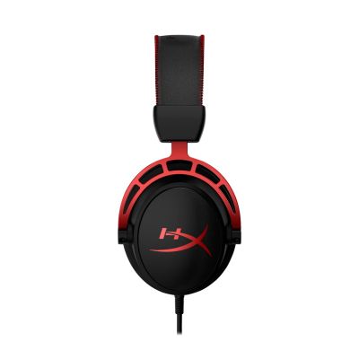 9. HyperX Cloud Alpha Gaming-Headset, Schwarz/Rot, kabelgebunden, 13–27.000 Hz, Gaming, 298 g, Rot