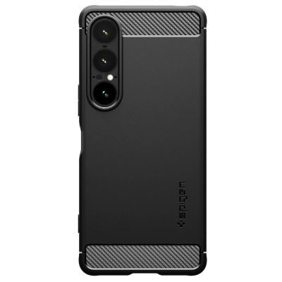 2. Spigen Rugged Armor Case für Sony Xperia 1 VII - Mattschwarz