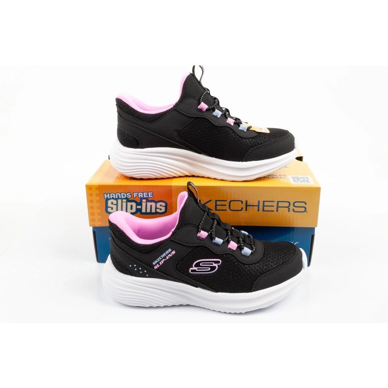 9. Skechers Bounder Pro Slip-Ins Kinder-Sportschuhe Schwarz