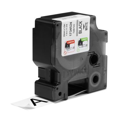 2. DYMO 24 mm flexibles Nylonband D1 Beschriftungsbänder
