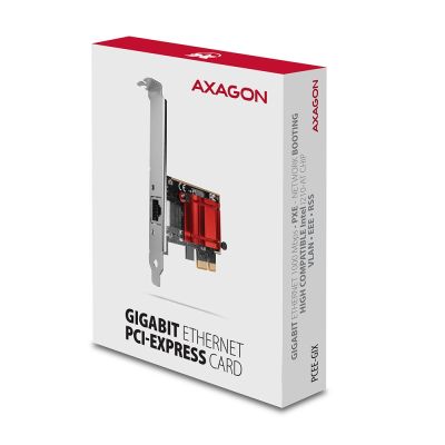 6. Axagon PCEE-GIX Netzwerkkarte Internes Ethernet 1000 Mbit/s