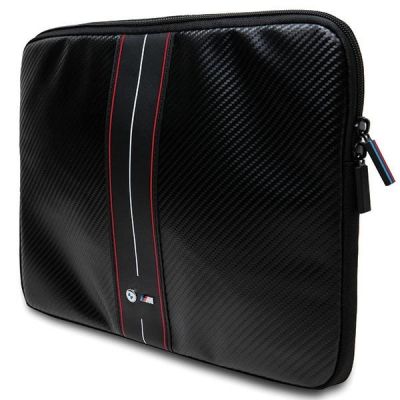 2. BMW Carbon & Red Stripe Hülle für einen 16" Laptop - Schwarz