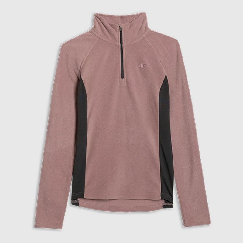 7. Thermounterwäsche aus Fleece für Damen (Oberteil) 4F 4FWAW25UFLEF064-80S