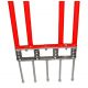 2. Fußballwand PDM-SP180L4 180 cm HS-TNK-000008368