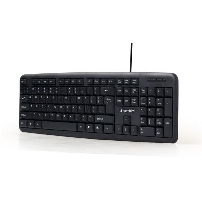 2. GEMBIRD KB-U-103 Tastatur (USB 2.0; (US); schwarz)