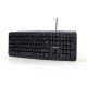 2. GEMBIRD KB-U-103 Tastatur (USB 2.0; (US); schwarz)