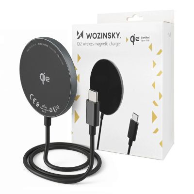 10. Wozinsky 15W Kabelloses Qi2 Induktives Ladegerät - Schwarz