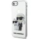 2. Karl Lagerfeld KLHCI8HNKCTGT iPhone 7/8/ SE 2020 / SE 2022 transparente Hartschale Gliter Karl&Choupette