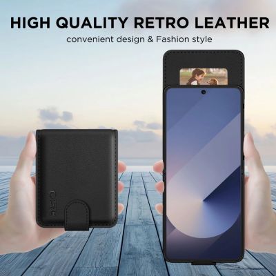 2. Tech-Protect Wallet Case für Samsung Galaxy Z Flip 7 - Schwarz