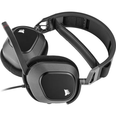 8. Corsair HS80 RGB USB Headset, kabelgebunden, Handheld, Gaming, Carbon