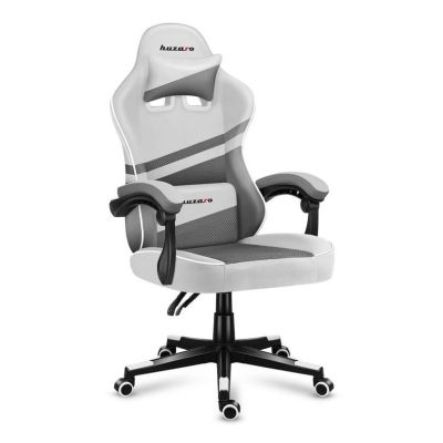 22. Huzaro Force 4.4 Grauer Mesh-Gaming-Stuhl