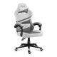 22. Huzaro Force 4.4 Grauer Mesh-Gaming-Stuhl