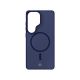 4. 3mk Smoke MagCase für Samsung Galaxy S25 Ultra - Blau-Transparent