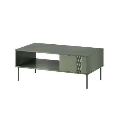 TRESSE Couchtisch/Tisch 110x60x40 mattgrün