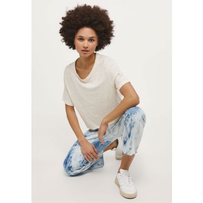 17. Mustang Alina C Leinen T-Shirt W 1013788 2045