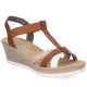 Rieker 61995-81 braune Damen-Keilsandalen
