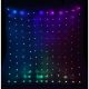 28. Weihnachtsbaumbeleuchtung, Lichtvorhang für den Außenbereich/Innenbereich, 120 LEDs, 300 x 60 cm, mit Fernbedienung, RGB-Farben