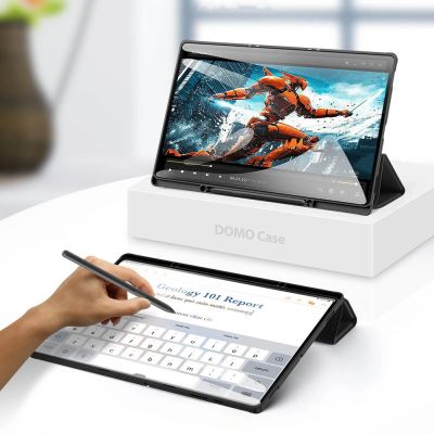15. DUX DUCIS Domo faltbare Hülle für Tablet mit Smart Sleep Funktion Samsung Galaxy Tab S8/S9 Ultra Ständer schwarz