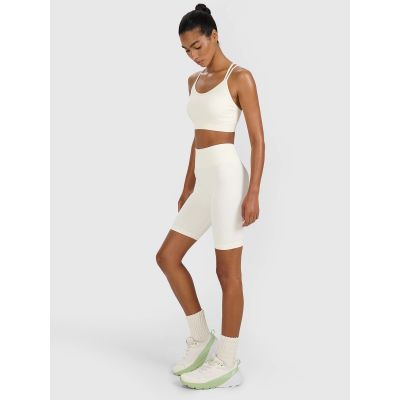 4. Nahtlose Radsport-Trainingsleggings für Damen 4F 4FWAW25TFSTF084-12S