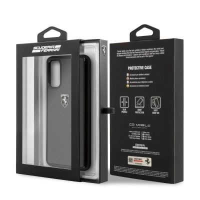 7. Ferrari Hardcase FEHCAHCS62BK S20 G980 schwarz/schwarz Carbon Heritage