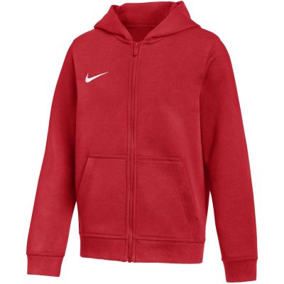 Nike Park 26 Fleece-Kapuzenpullover mit durchgehendem Reißverschluss für Kinder, Rot, IB1232 657
