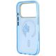 7. Karl Lagerfeld Peekaboo Logo MagSafe Hülle für iPhone 18 Pro / 17 Pro - hellblau