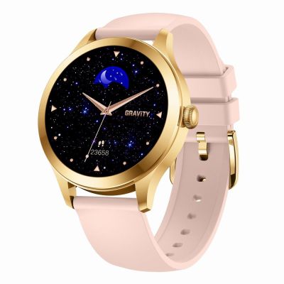 2. Smartwatch Gravity Roségold 2 Armbänder GT25-1 PRO