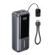 3. GEMBIRD Powerbank 10000mAh, LCD-Display, 20W Schnellladefunktion, Grau
