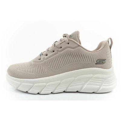 2. Skechers Bobs B Flex Damen-Sneaker, modisches Beige