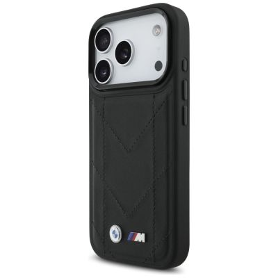 2. BMW M Quilted Logo MagSafe Case für iPhone 17 Pro – Schwarz