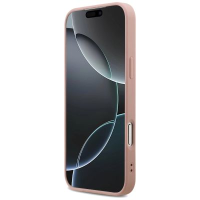 5. Guess Fixed Glitter Big 4G Case für iPhone 17 Pro Max - Rosa
