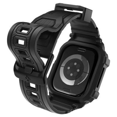 9. Spigen Rugged Armor Pro Armband für Apple Watch 42 mm – Schwarz