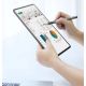 10. Baseus Golden Cudgel ACPCL-0S doppelseitiger Eingabestift für Tablets, Telefone mit Gelstift – Silber