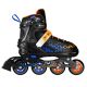 3. NH18190A 4-in-1-Rollschuhe BRAVE blau-orange Größe L (39–43) mit austauschbarer Hockeykufe NILS EXTREME