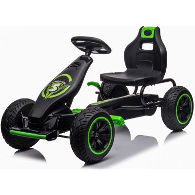 2. ENERO 18 PEDAL GO-KART SCHWARZ UND GRÜN